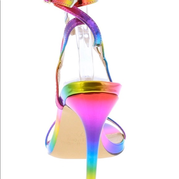NWB rainbow 4” heels - Picture 3 of 8